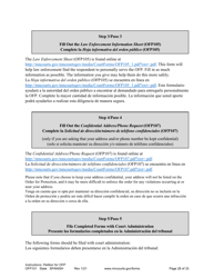 Form OFP101 Instructions - Asking for an Order for Protection (Ofp) - Minnesota (English/Spanish), Page 28