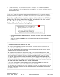 Form OFP101 Instructions - Asking for an Order for Protection (Ofp) - Minnesota (English/Hmong), Page 11