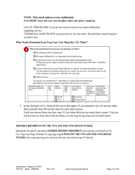 Form OFP101 Instructions - Asking for an Order for Protection (Ofp) - Minnesota (English/Hmong), Page 14