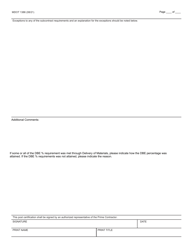 Form 1386 Post Certification of Subcontract Compliance - Michigan, Page 2