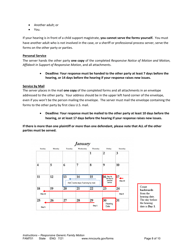 Form FAM701 Instructions - Generic Family Responsive Motion and Affidavit - Minnesota, Page 8