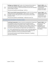 Mi Consumer Financial Services Class I License New Application Checklist (Company) - Michigan, Page 10