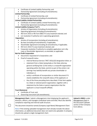 Mi Consumer Financial Services Class I License New Application Checklist (Company) - Michigan, Page 8