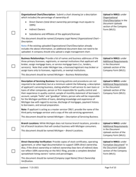 Mi Consumer Financial Services Class I License New Application Checklist (Company) - Michigan, Page 9