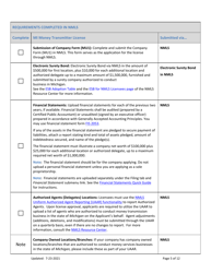 Mi Money Transmitter License New Application Checklist (Company) - Michigan, Page 5