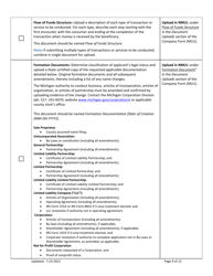 Mi Money Transmitter License New Application Checklist (Company) - Michigan, Page 9