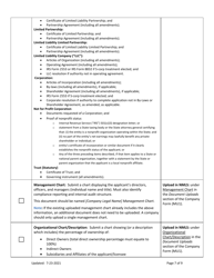 Mi Regulatory Loan License New Application Checklist (Company) - Michigan, Page 7