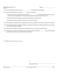 Form FOC6 Support Enforcement Order - Michigan, Page 3