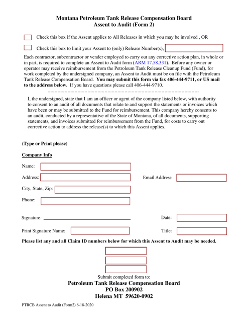 PTRCB Form 2  Printable Pdf