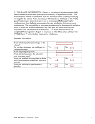 PTRCB Form 1-R Application for Petroleum Release Eligibility - Montana, Page 2