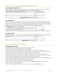 Business Application Form - Alternative Energy Revolving Loan Program (Aerlp) - Montana, Page 7