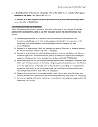 Wind Energy Decommissioning Plan Checklist - Montana, Page 2