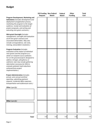 319 Application Form - Mini-Grant Programs - Montana, Page 2