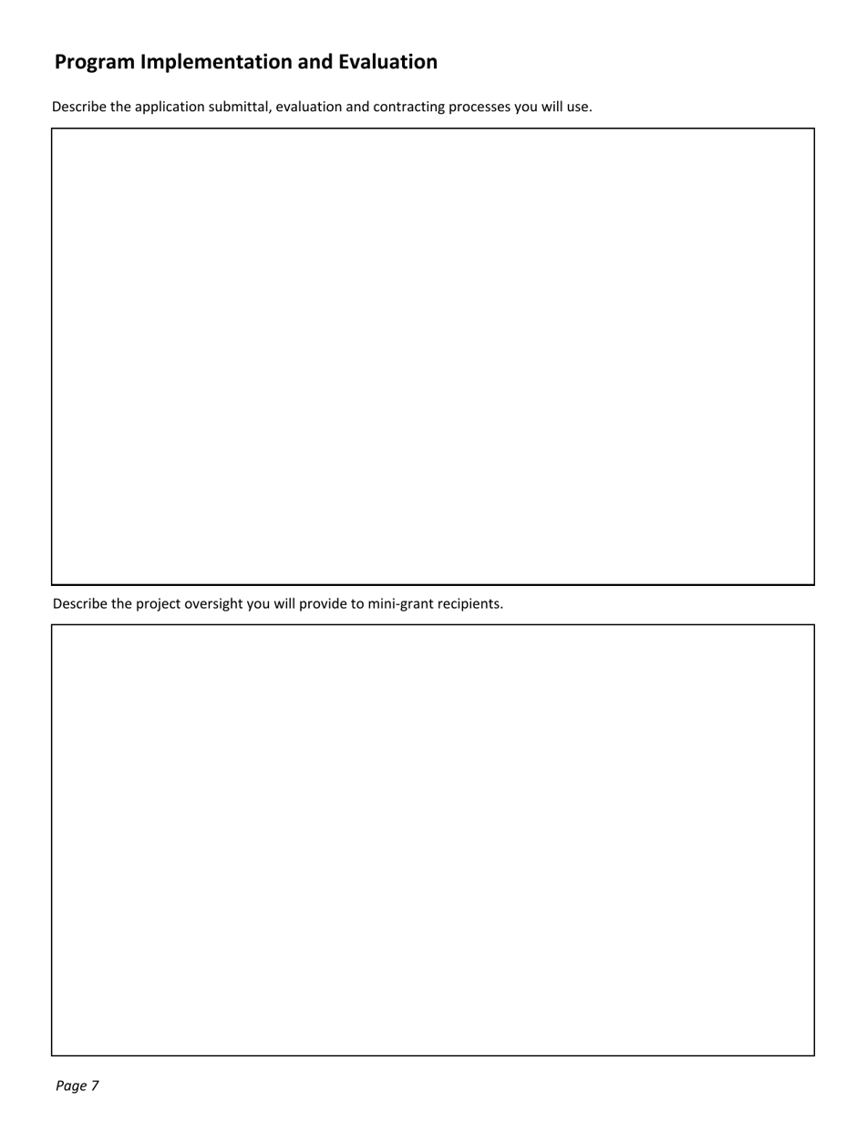 319 Application Form - Mini-Grant Programs - Montana, Page 7