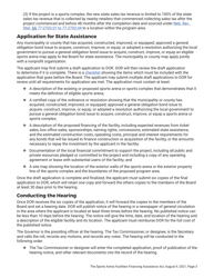 Nebraska Sports Arena Facilities Financing Assistance Application Checklist - Nebraska, Page 3