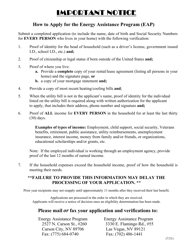 Form 2824-EL Energy Assistance Application - Nevada