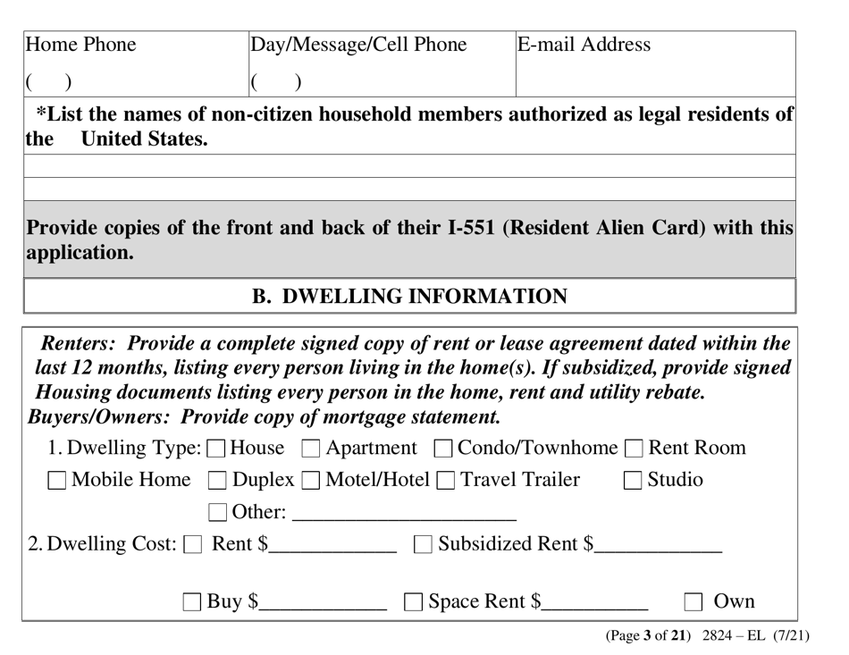 Form 2824-EL LP Energy Assistance Application - Large Print - Nevada, Page 11