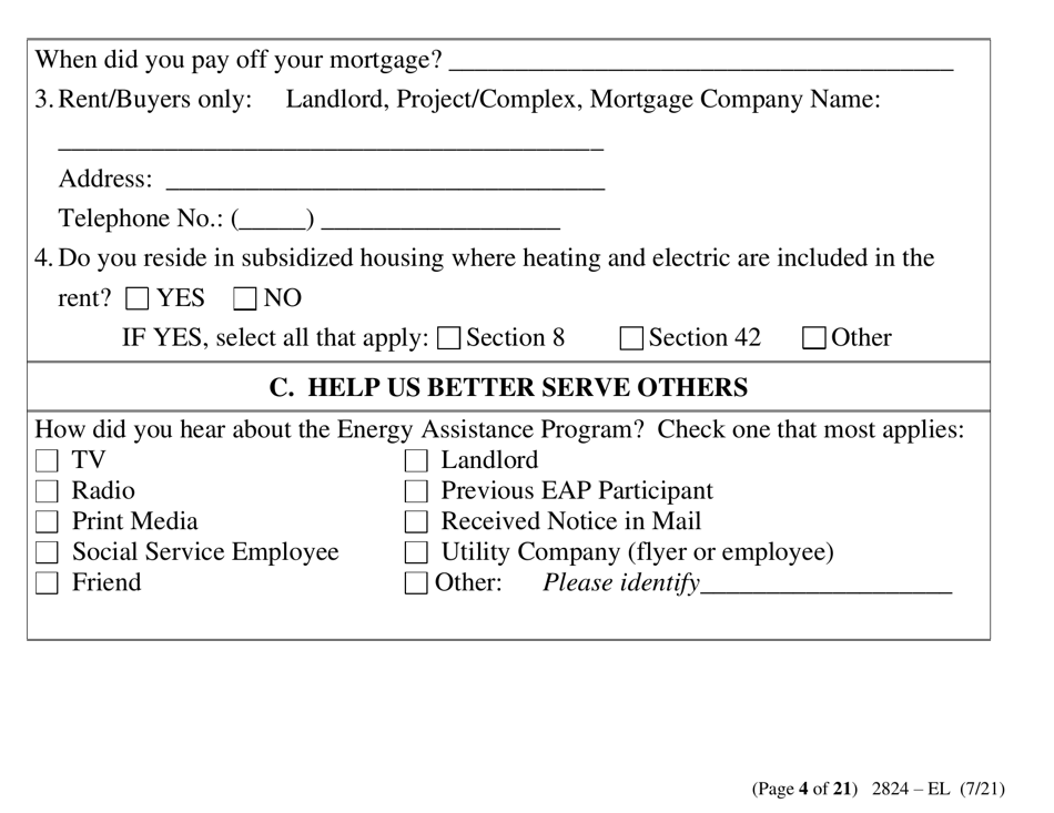 Form 2824-EL LP Energy Assistance Application - Large Print - Nevada, Page 12