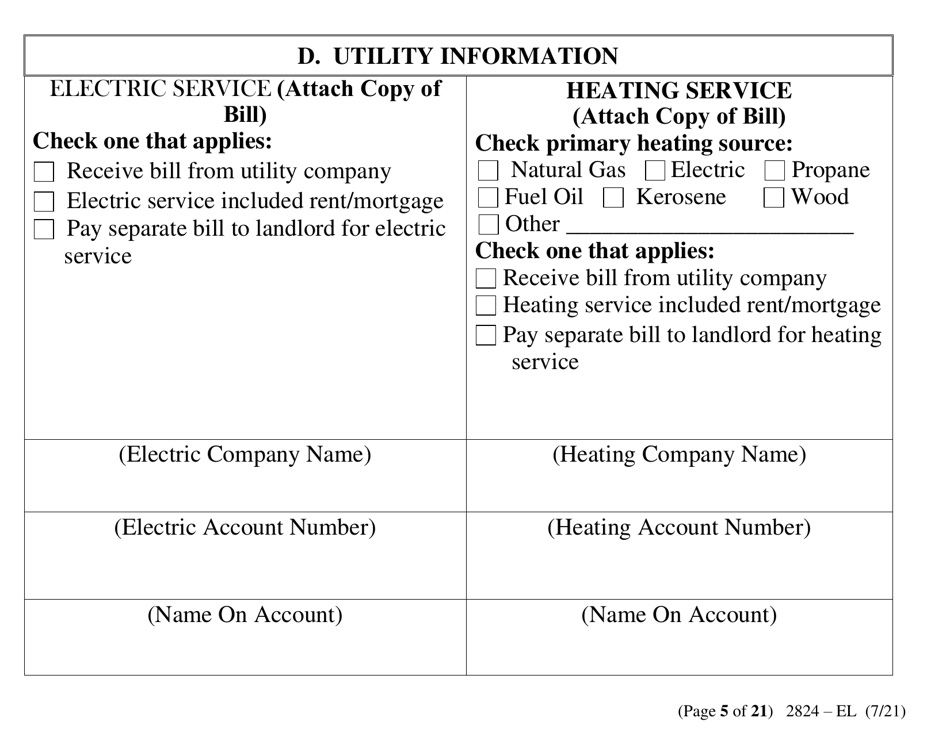 Form 2824-EL LP Energy Assistance Application - Large Print - Nevada, Page 13