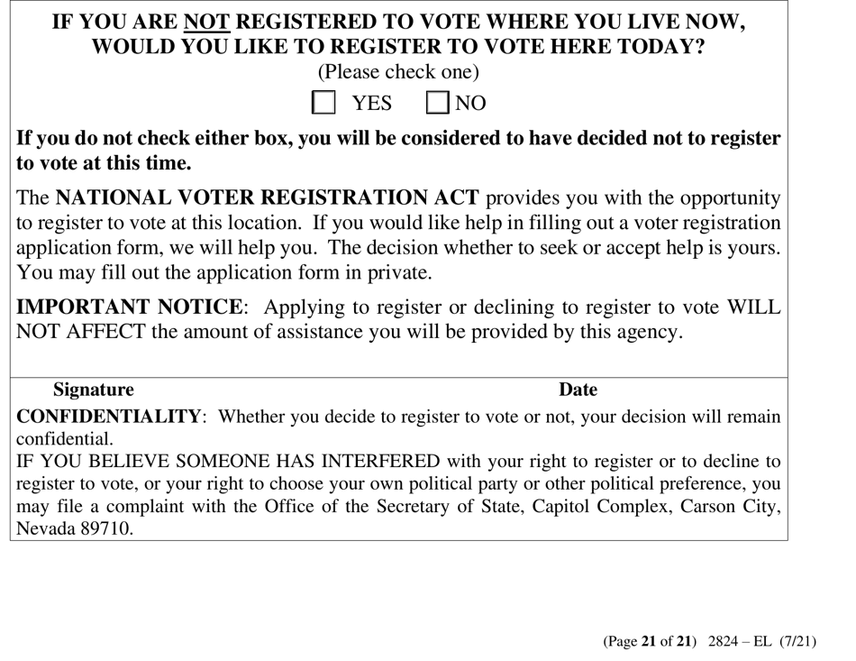 Form 2824-EL LP Energy Assistance Application - Large Print - Nevada, Page 29