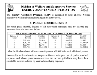 Form 2824-EL LP Energy Assistance Application - Large Print - Nevada, Page 4