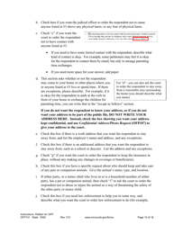 Form OFP101 Instructions - Asking for an Order for Protection (Ofp) - Minnesota, Page 12