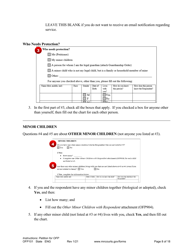 Form OFP101 Instructions - Asking for an Order for Protection (Ofp) - Minnesota, Page 8