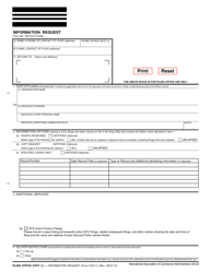 Form UCC11 &quot;Information Request&quot; - Nebraska