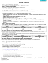 Form T1000-4 Registered Journalism Organization Adjustment Request - Canada, Page 2