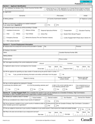 Form R102-R Regulation 102 Waiver Application - Canada, Page 4