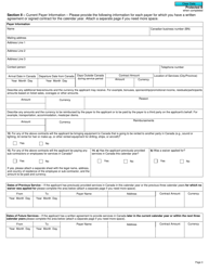 Form R105 Regulation 105 Waiver Application - Canada, Page 3