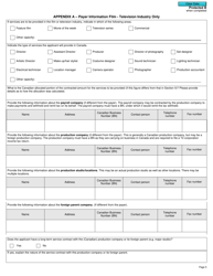 Form R105 Regulation 105 Waiver Application - Canada, Page 5