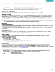Form T2062 Request by a Non-resident of Canada for a Certificate of Compliance Related to the Disposition of Taxable Canadian Property - Canada, Page 2
