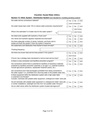 Qualified Person Assessment or Self-assessment - Checklist: Hauled Water (Haul) - Manitoba, Canada, Page 14