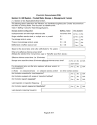 Qualified Person Assessment or Self-assessment - Checklist: Groundwater (Gw) - Manitoba, Canada, Page 28