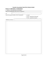 Qualified Person Assessment or Self-assessment - Checklist: Groundwater Under Direct Influence (Gudi) - Manitoba, Canada, Page 26