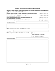Qualified Person Assessment or Self-assessment - Checklist: Groundwater Under Direct Influence (Gudi) - Manitoba, Canada, Page 38