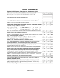 Qualified Person Assessment or Self-assessment - Checklist: Surface Water (SW) - Manitoba, Canada, Page 47