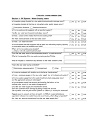Qualified Person Assessment or Self-assessment - Checklist: Surface Water (SW) - Manitoba, Canada, Page 8