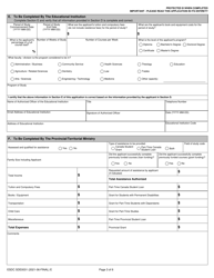 Form ESDC SDE0031 Part-Time Student Grant and Loan Application - Canada, Page 3