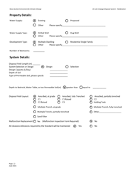 On-Site Sewage Disposal System - Notification Form - Nova Scotia, Canada, Page 2