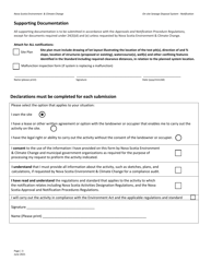 On-Site Sewage Disposal System - Notification Form - Nova Scotia, Canada, Page 3