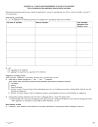 Form 3 (PFA712) Application About a Family Law Matter - British Columbia, Canada, Page 38