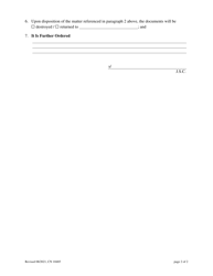 Form 10485 Civil Action Protective Order - New Jersey, Page 2