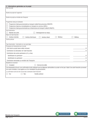 Forme V-3007 Demande D&#039;aide Financiere - Commande Unifiee D&#039;autobus - Quebec, Canada (French), Page 2