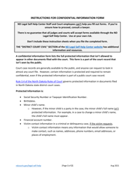 Appendix H Confidential Information Form - North Dakota, Page 3