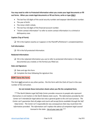 Appendix H Confidential Information Form - North Dakota, Page 4