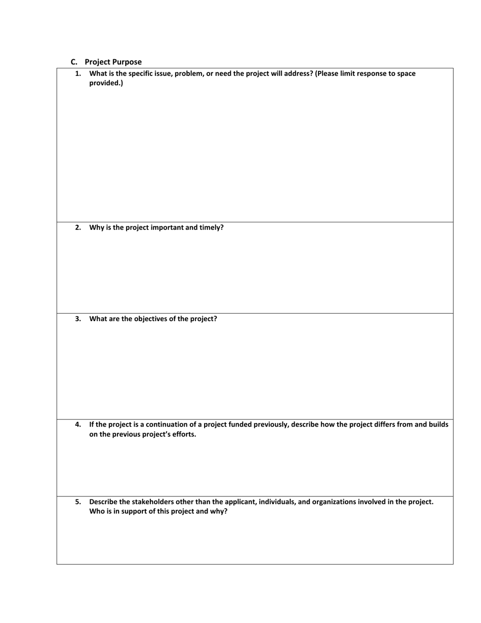 Bioscience Innovation Grant Program Application - North Dakota, Page 3