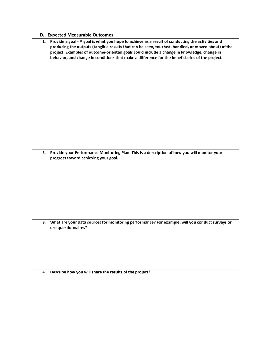 Bioscience Innovation Grant Program Application - North Dakota, Page 4