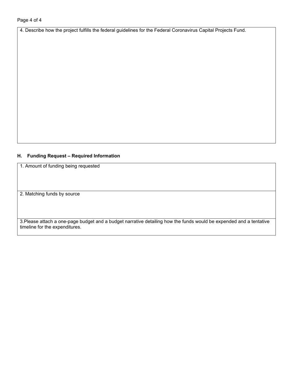 Intermodal Facility Grant Program Application - North Dakota, Page 4